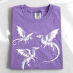 Three Dragons T-Shirt - Violet / S - T-Shirt