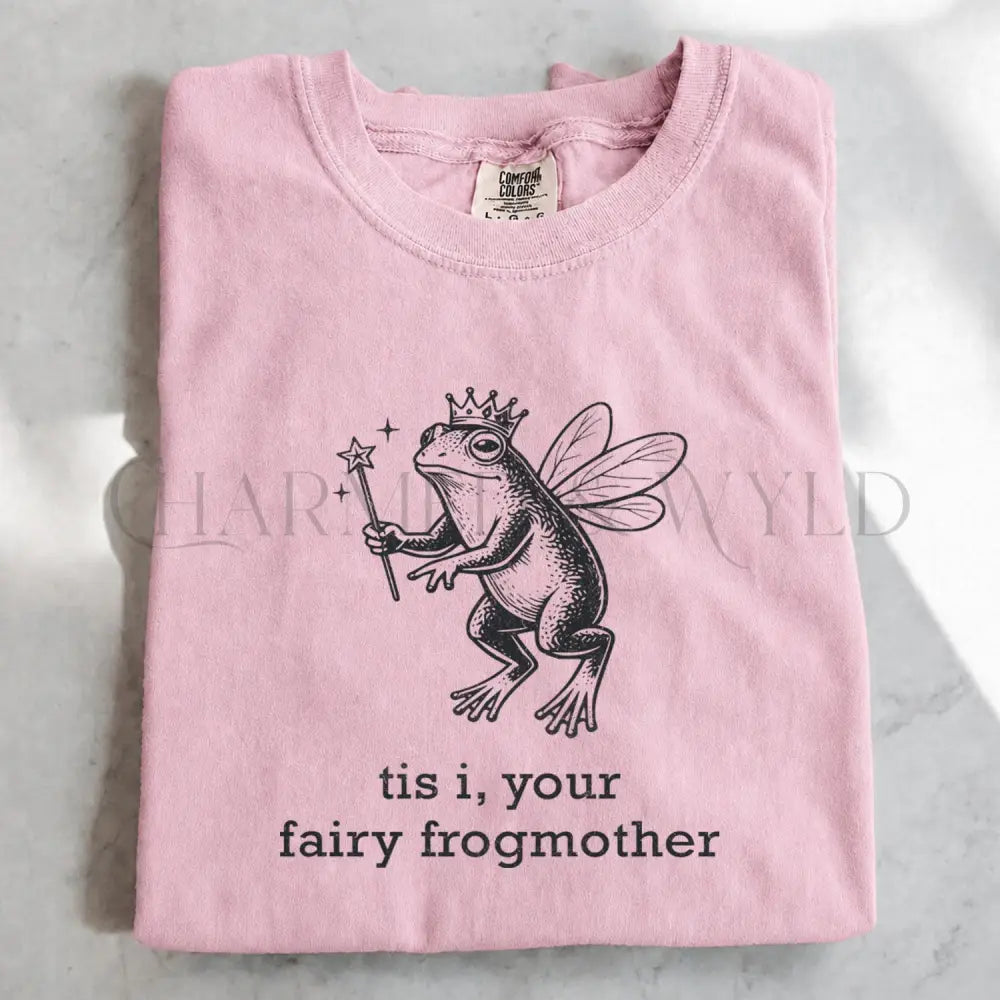 ’Tis I Your Fairy Frogmother T-Shirt - Blossom / S - T-Shirt
