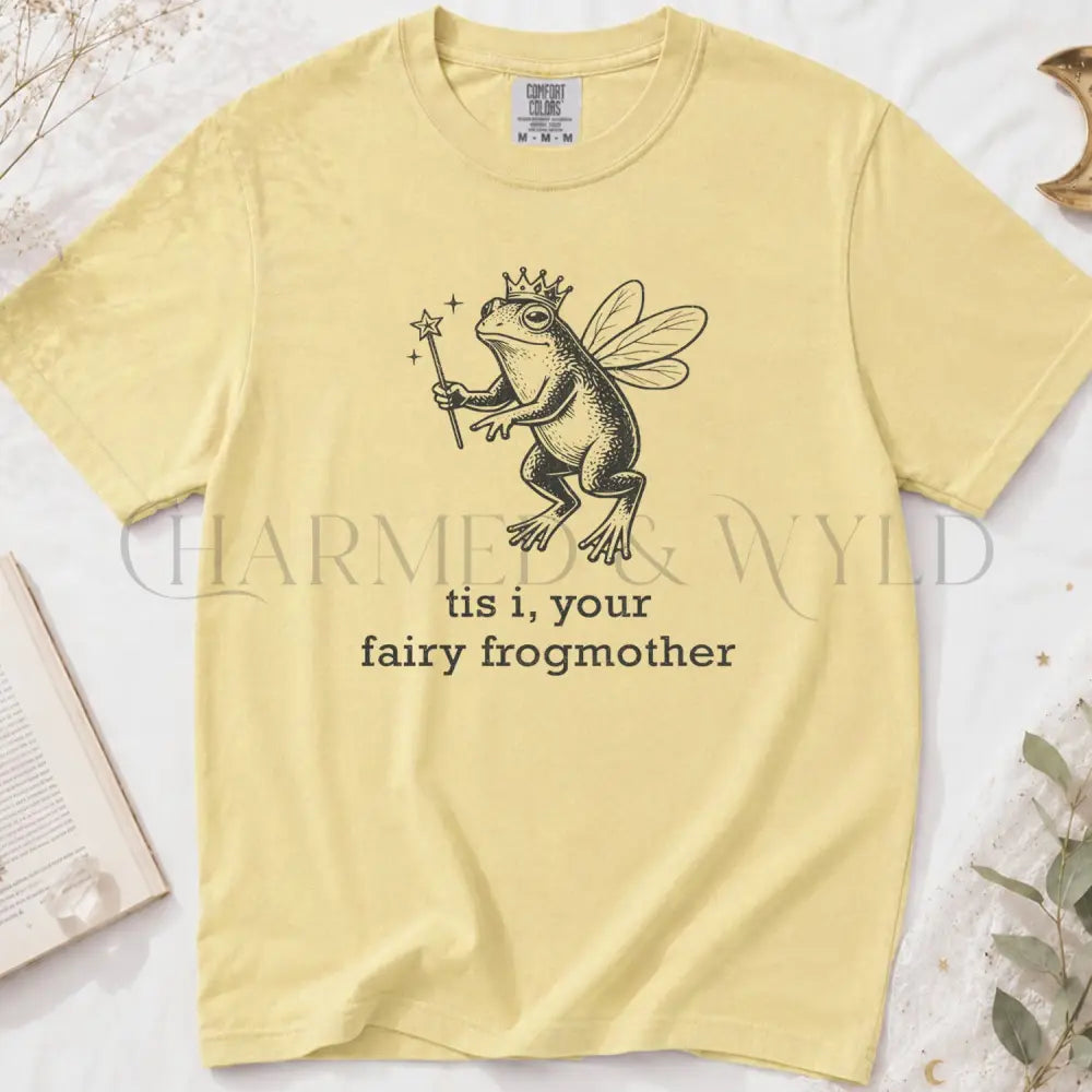 ’Tis I Your Fairy Frogmother T-Shirt - Butter / S - T-Shirt