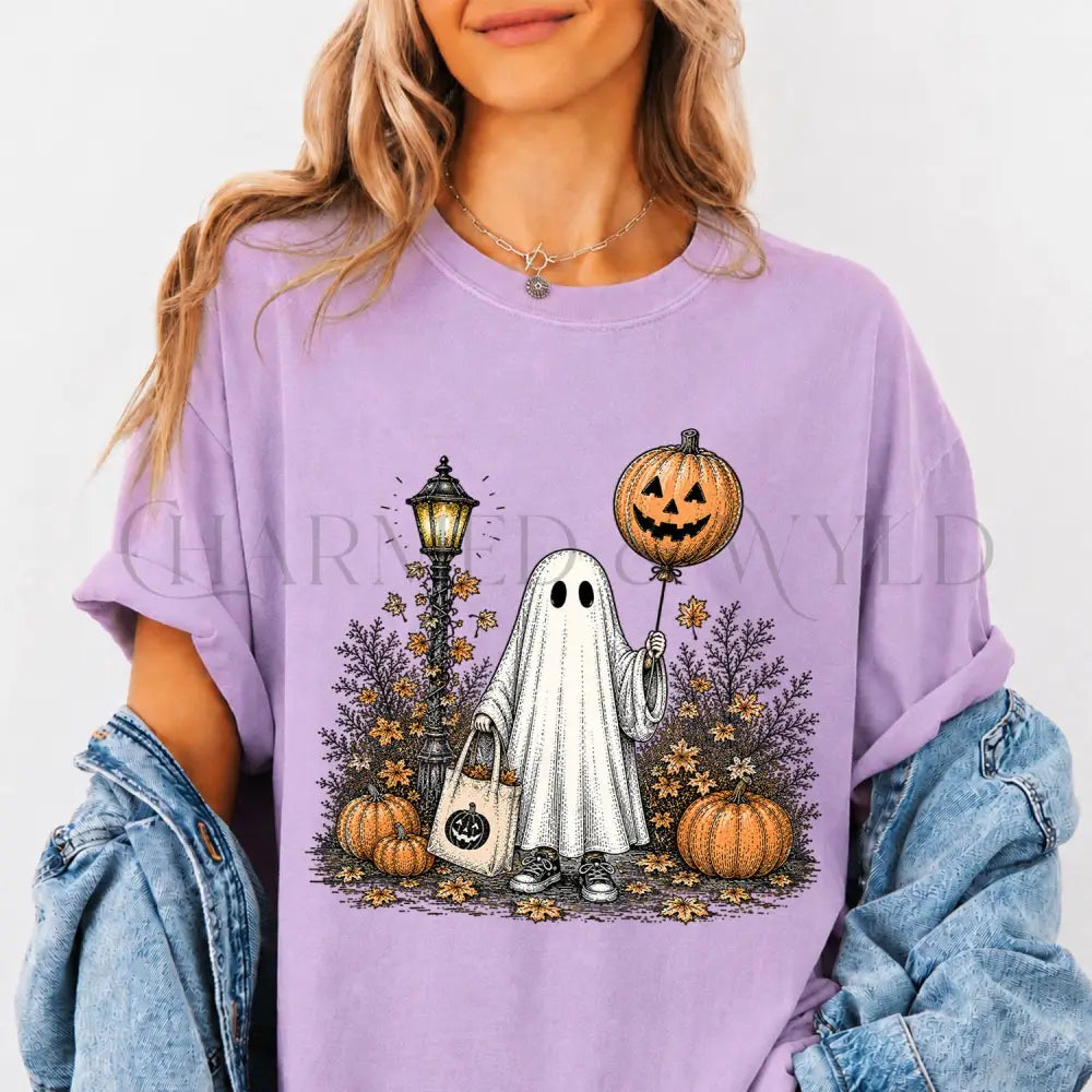 Trick-or-Treat Ghost T-Shirt - T-Shirt