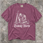 Tummy Hurts Knight Comfort Colors T-Shirt - Berry / S - T-Shirt