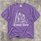 Tummy Hurts Knight Comfort Colors T-Shirt - Violet / S - T-Shirt