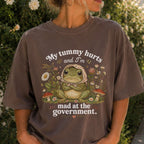 My Tummy Hurts Funny Frog T-Shirt
