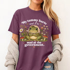 My Tummy Hurts Funny Frog T-Shirt