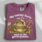 My Tummy Hurts Funny Frog T-Shirt