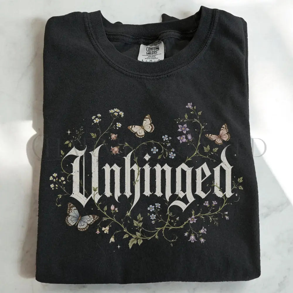 Unhinged Wildflower Graphic T-Shirt - T-Shirt