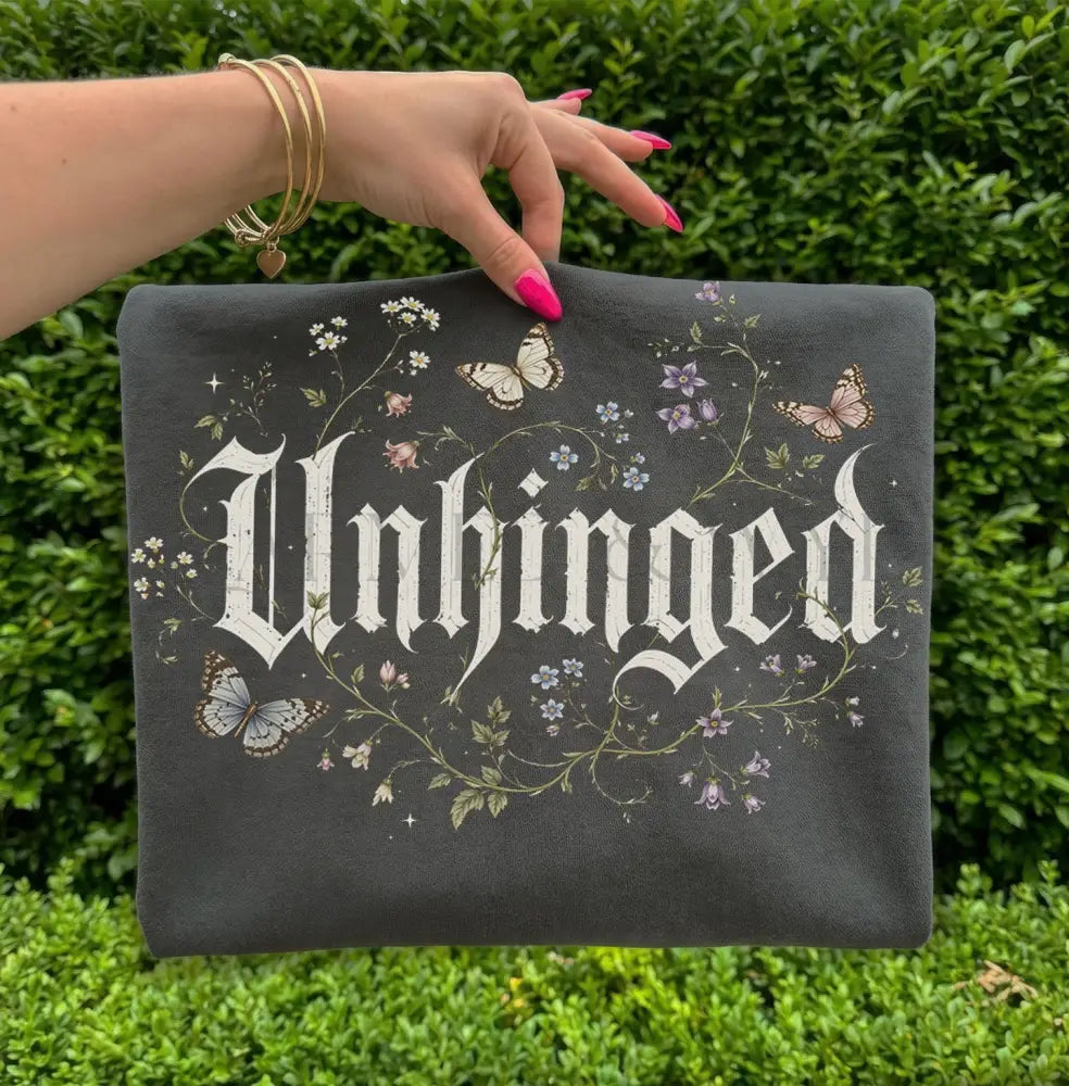 Unhinged Wildflower Graphic T-Shirt - T-Shirt