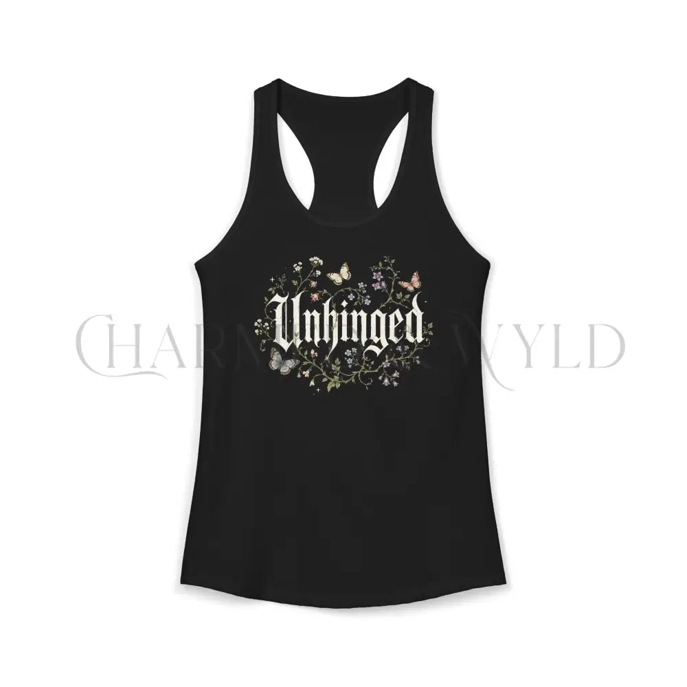 Unhinged Wildflower Racerback Tank Top - Tank Top