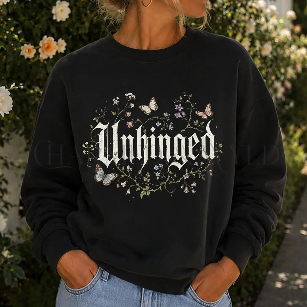 Unhinged Wildflower Sweatshirt - Sweatshirt