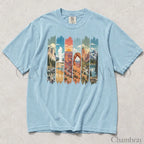 USA National Parks Comfort Colors T-Shirt - Chambray / S - T-Shirt