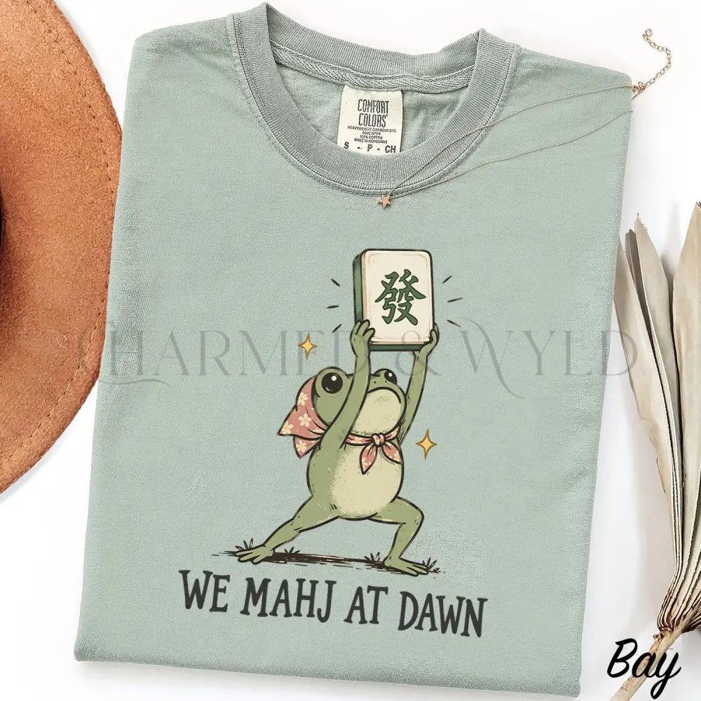 We Mahj at Dawn Comfort Colors T-Shirt - Bay / S - T-Shirt