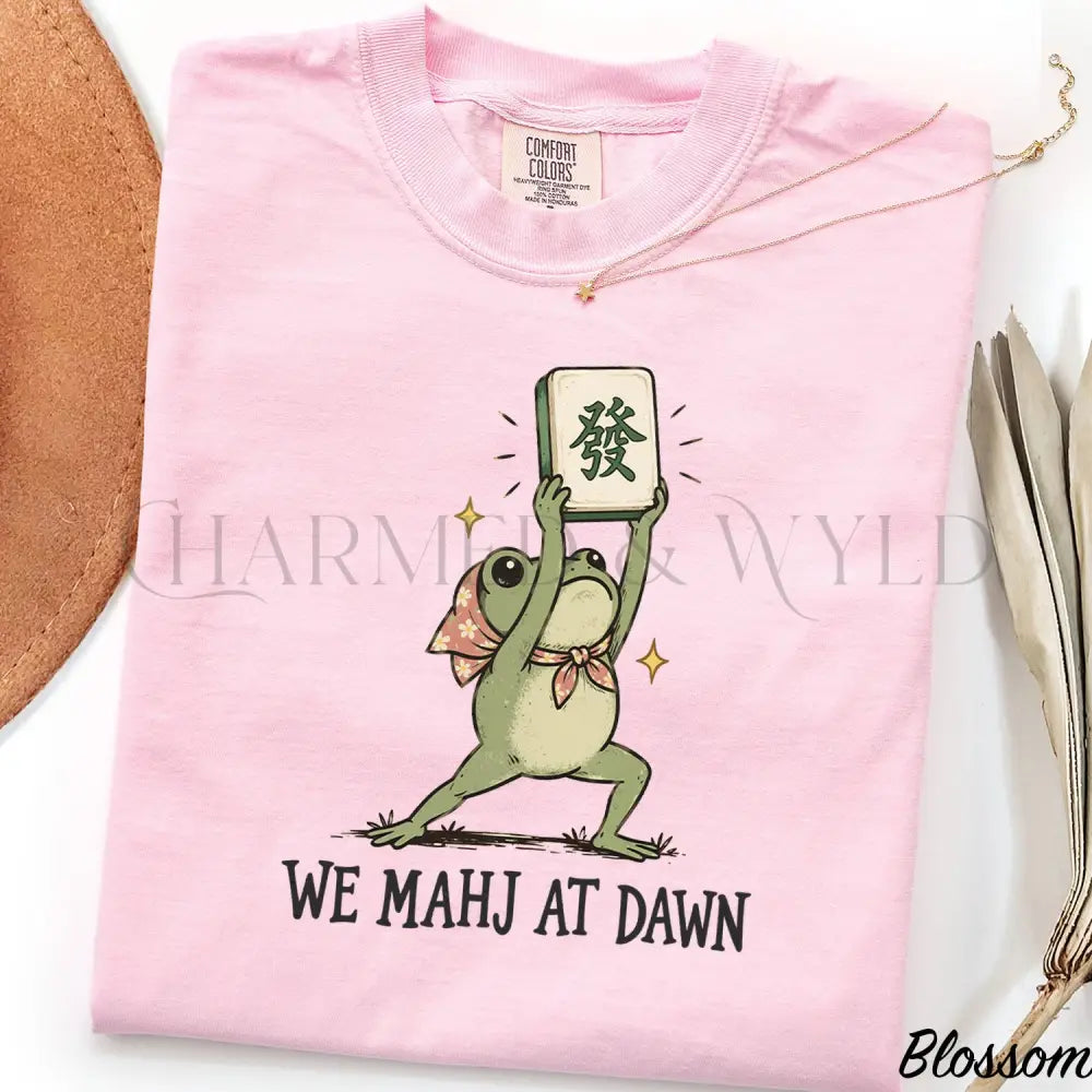 We Mahj at Dawn Comfort Colors T-Shirt - Blossom / S - T-Shirt