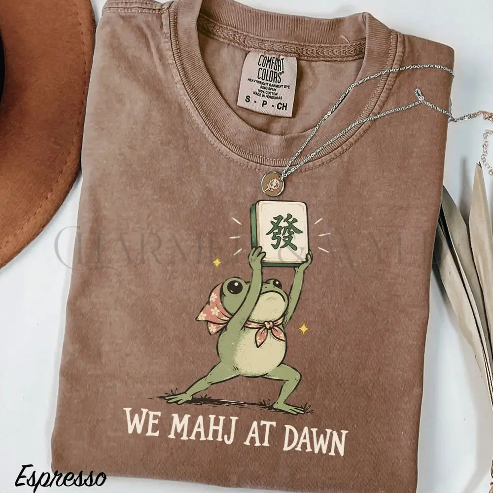 We Mahj at Dawn Comfort Colors T-Shirt - Espresso / S - T-Shirt