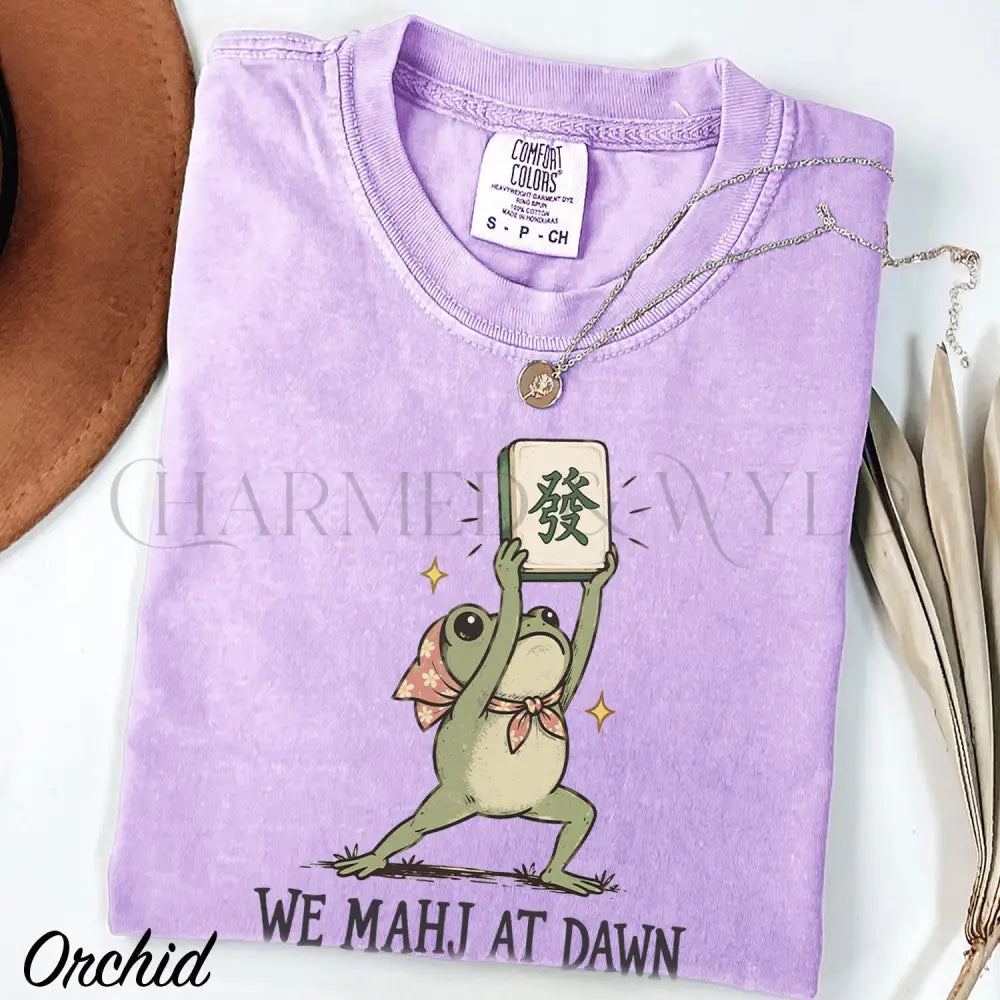 We Mahj at Dawn Comfort Colors T-Shirt - Orchid / S - T-Shirt