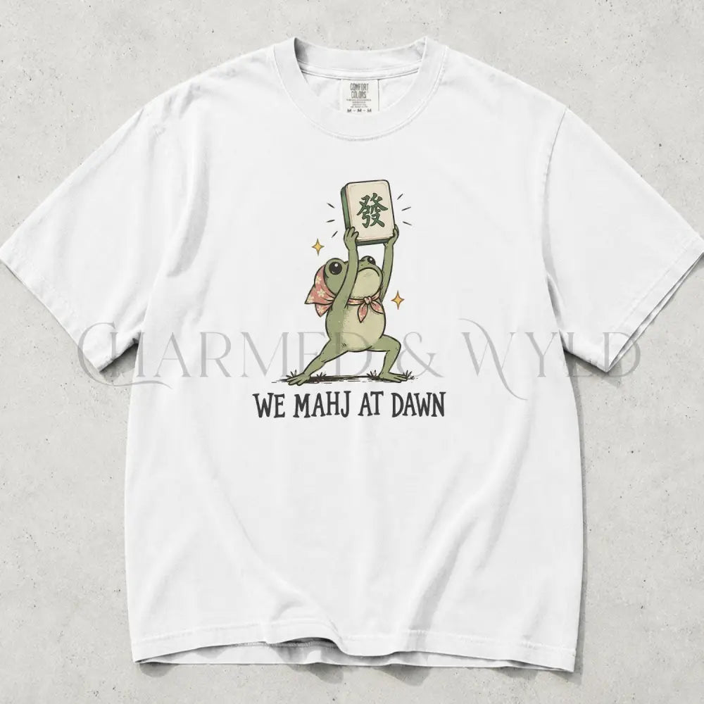 We Mahj at Dawn Comfort Colors T-Shirt - White / S - T-Shirt