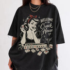 Welcome to the Crack House Mahjong Comfort Colors T-Shirt - Black / S - T-Shirt