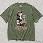 Welcome to the Crack House Mahjong Comfort Colors T-Shirt - Moss / S - T-Shirt