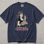 Welcome to the Crack House Mahjong Comfort Colors T-Shirt - Navy / S - T-Shirt