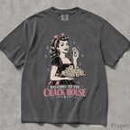 Welcome to the Crack House Mahjong Comfort Colors T-Shirt - Pepper / S - T-Shirt
