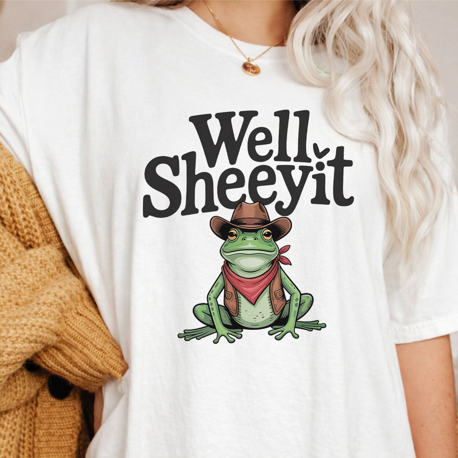 Well Sheeyit Frog T-Shirt