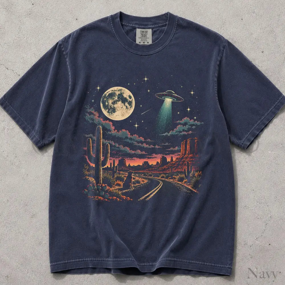 Western Stargazer UFO Comfort Colors T-Shirt - T-Shirt