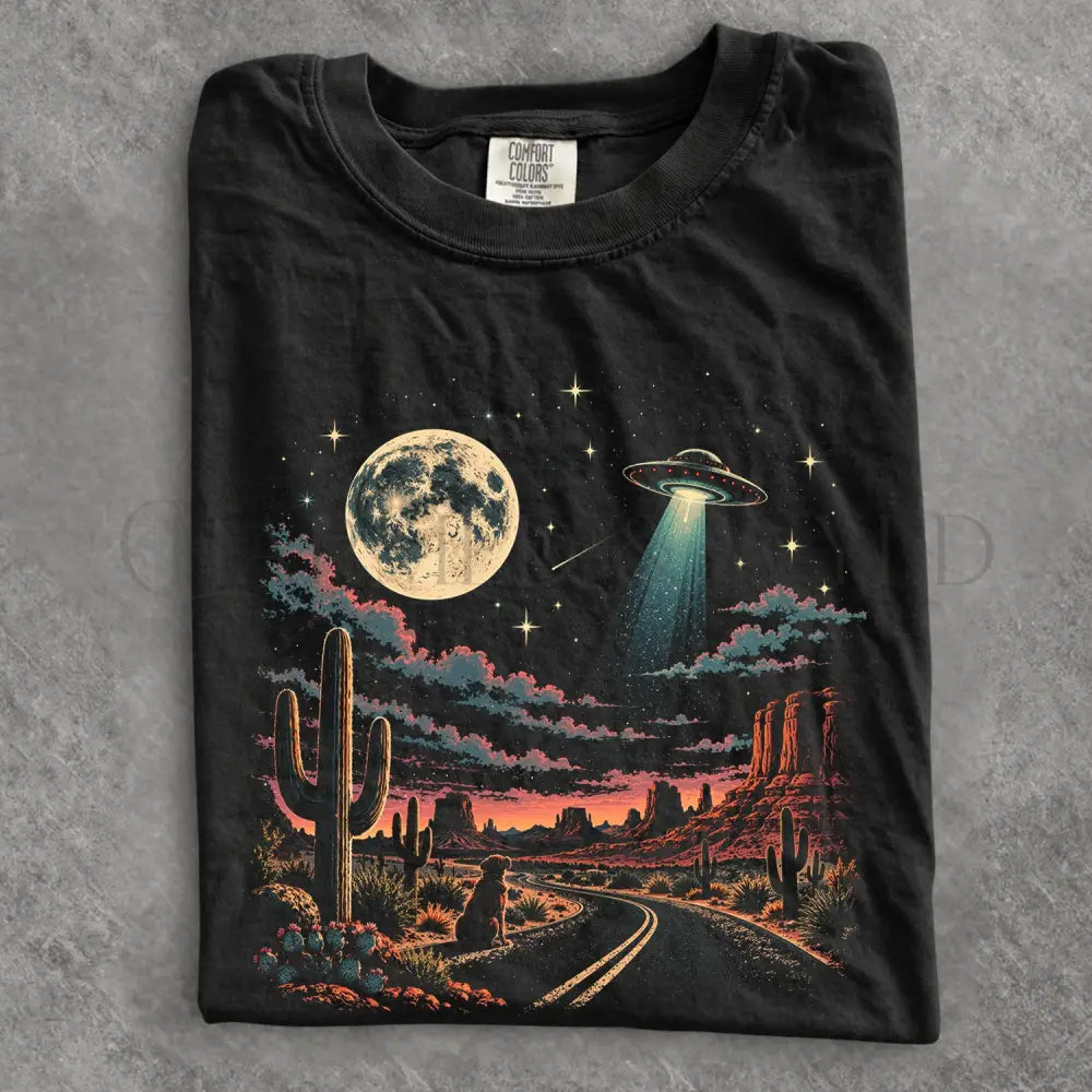 Western Stargazer UFO Comfort Colors T-Shirt - T-Shirt