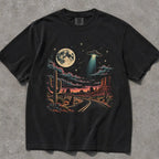 Western Stargazer UFO Comfort Colors T-Shirt - Black / S - T-Shirt