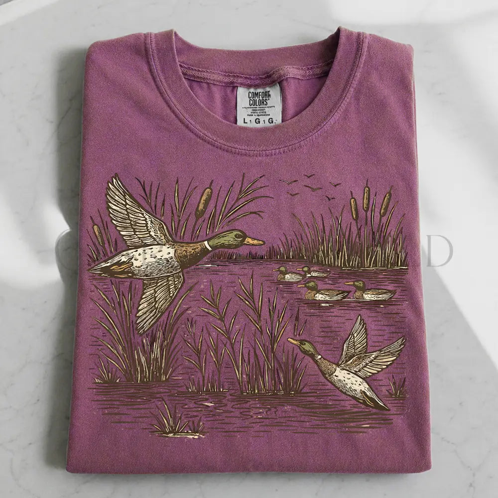 Wetland Ducks T-Shirt - T-Shirt