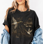 Wetland Ducks T-Shirt - Black / S - T-Shirt
