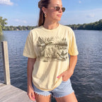 Wetland Ducks T-Shirt - Butter / S - T-Shirt