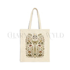 Whimsical Moth Cotton Tote Bag - Charmed and Wyld