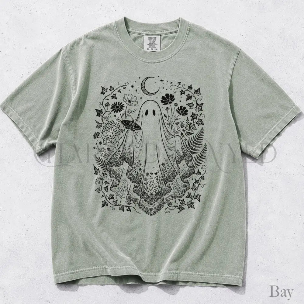 Whimsy Ghost Comfort Colors T-Shirt - Bay / S - T-Shirt