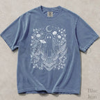 Whimsy Ghost Comfort Colors T-Shirt - Blue Jean / S - T-Shirt