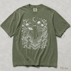 Whimsy Ghost Comfort Colors T-Shirt - Moss / S - T-Shirt