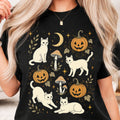 White Cat Pumpkin Patch T-Shirt