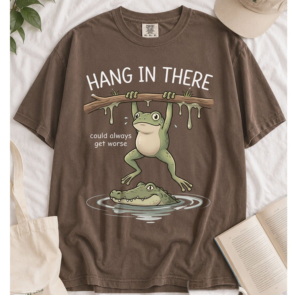 Hang In There Frog T-shirt