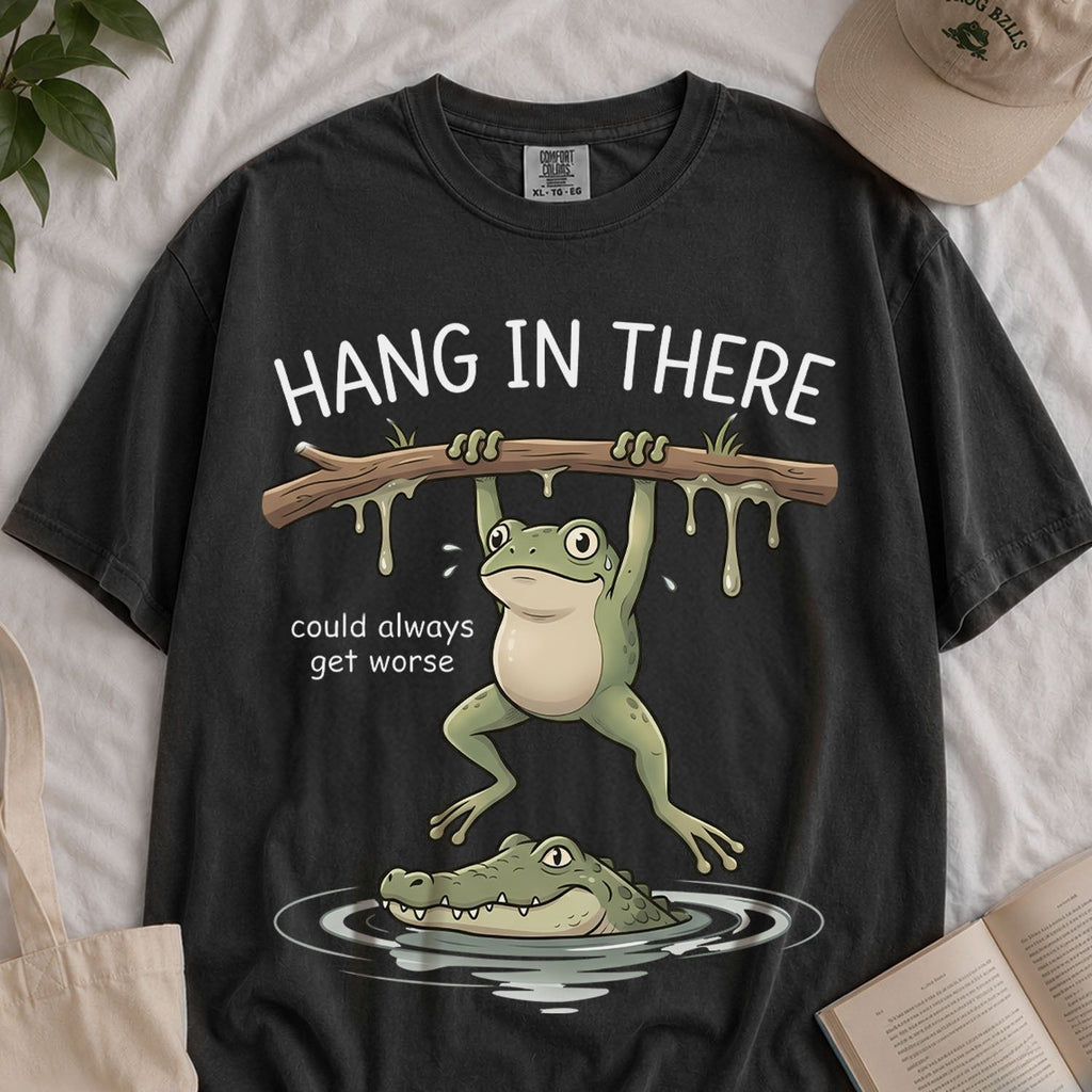 Hang In There Frog T-shirt