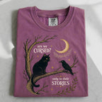 Are We Cursed Black Cat Raven T-Shirt