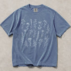 Wildflower Comfort Colors T-Shirt - Blue Jean / S - T-Shirt