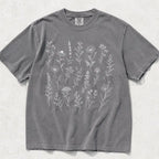 Wildflower Comfort Colors T-Shirt - Grey / S - T-Shirt