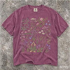 Wildflower Garden Comfort Colors Shirt - Berry / S - T-Shirt