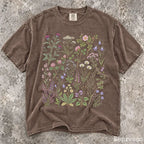 Wildflower Garden Comfort Colors Shirt - Espresso / S - T-Shirt