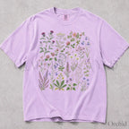 Wildflower Garden Comfort Colors Shirt - Orchid / S - T-Shirt