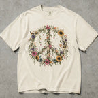 Wildflower Peace Comfort Colors T-Shirt - T-Shirt