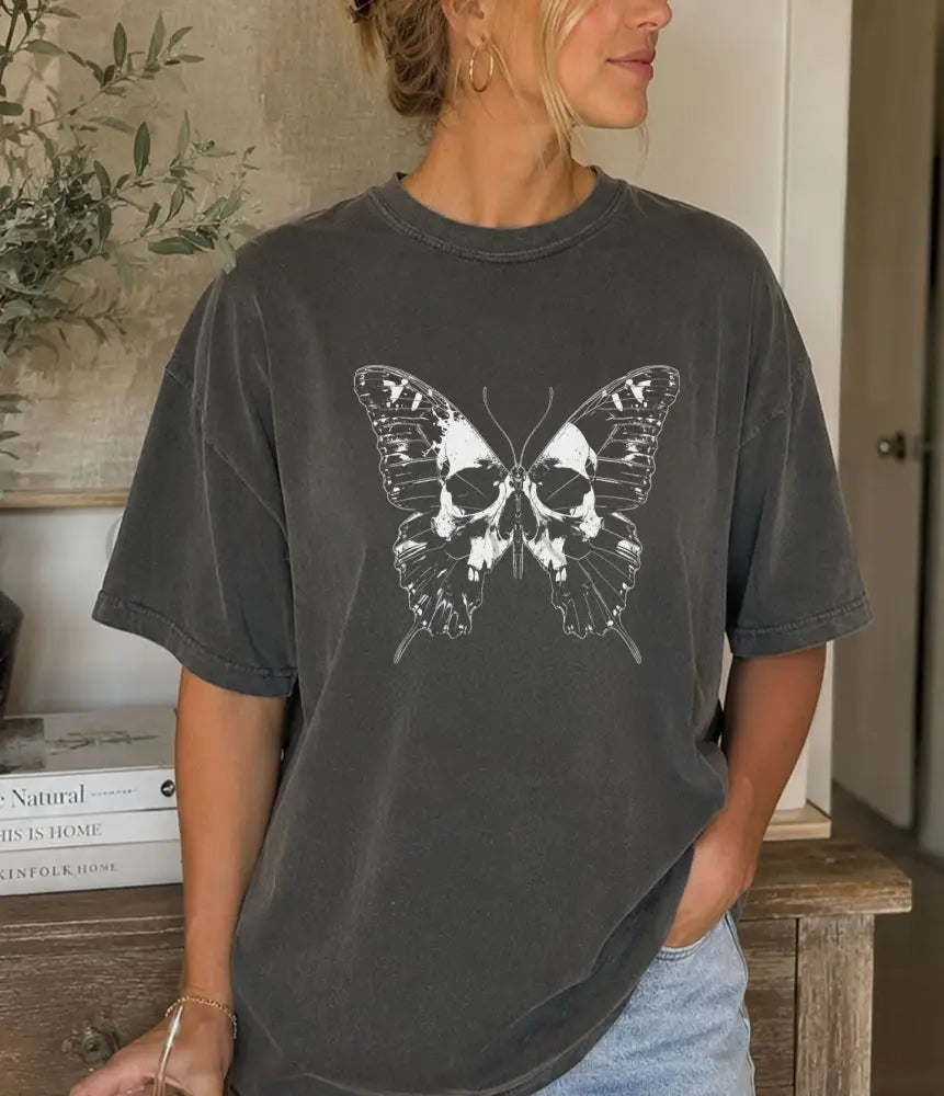 Wings of Mortality Butterfly T-Shirt - T-Shirt