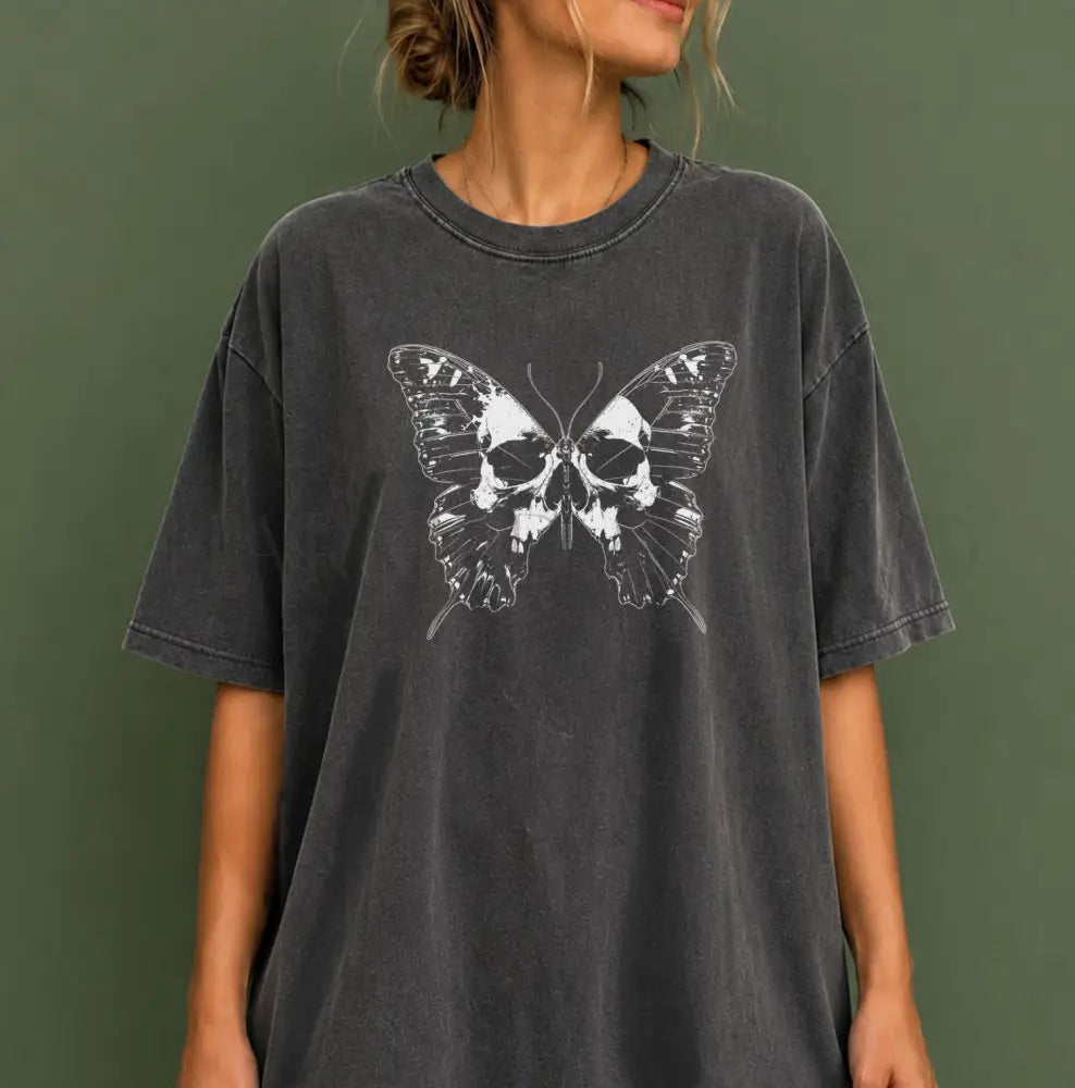 Wings of Mortality Butterfly T-Shirt - T-Shirt