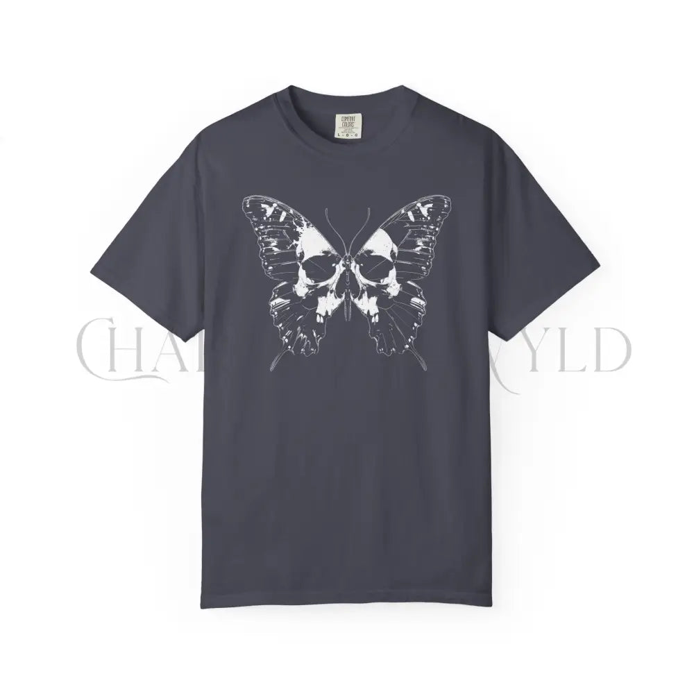 Wings of Mortality Butterfly T-Shirt - Navy / S - T-Shirt