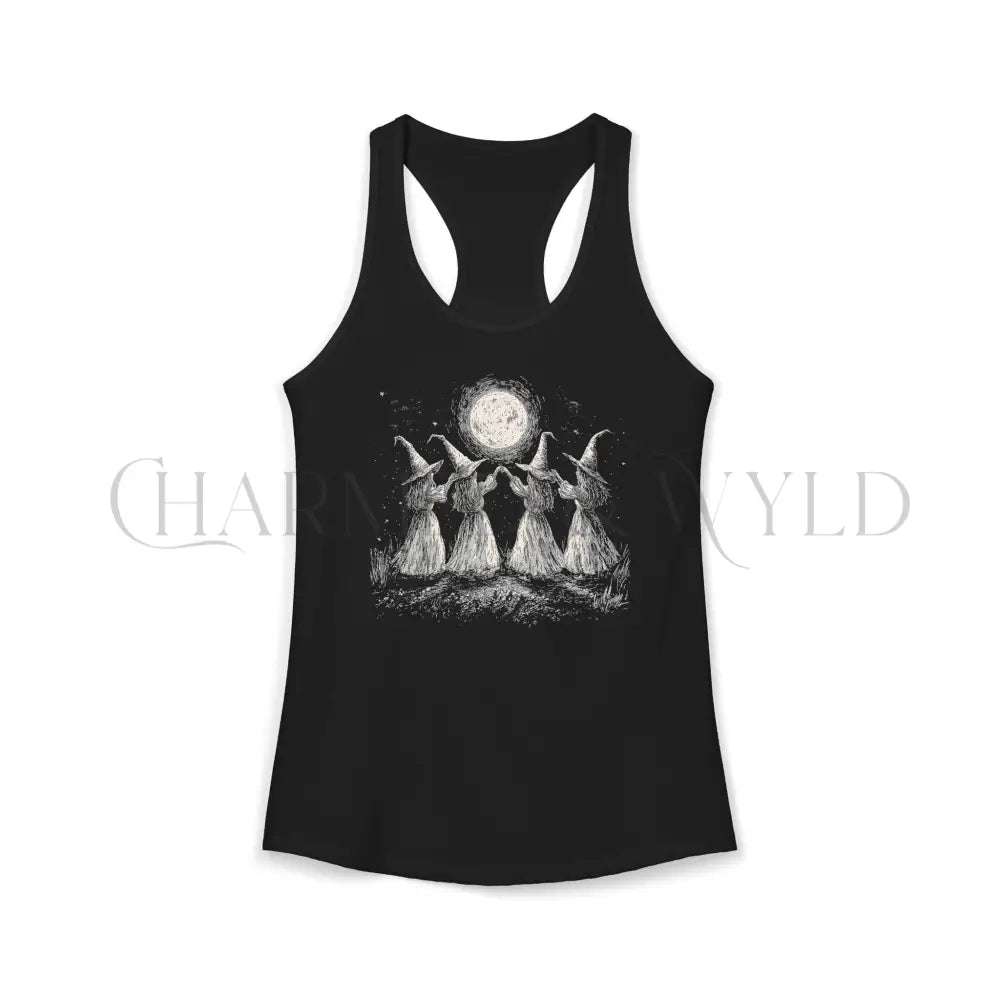 Witches Moon Dance Racerback Tank Top - Charmed and Wyld