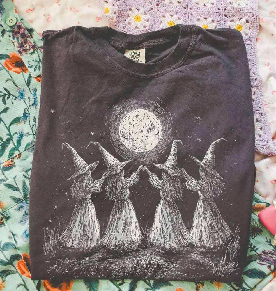 Witches Moon Dance T-shirt - Pepper / S - T-Shirt