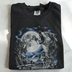 Vintage Wolf Moon T-Shirt